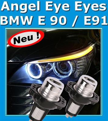 BMW E90 E91 LED Angel Eye Eyes Brenner Xenon Weiss 6000K/ StVZO nicht zugelassen