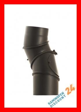 RAUCHROHR-BOGEN-KNIE-3x-45-DN-160-MULTIBOGEN-SCHWARZ