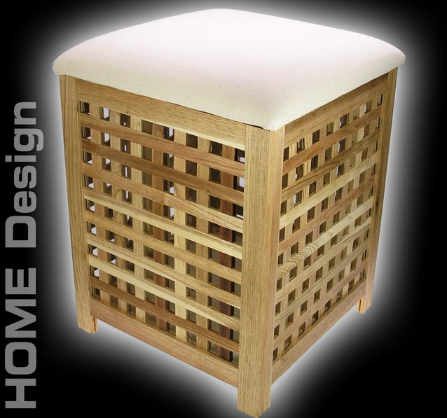 BAD Sitzbank Wäschetruhe Wäschekorb Walnuss Hocker 330 | eBay