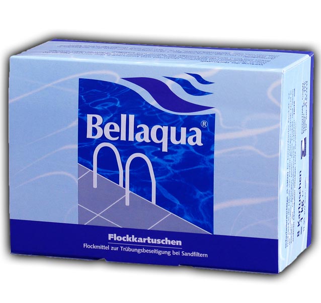 8x Flockkartusche Pool Schwimmbad Wasserpflege 1KG Flockmittel B