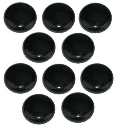 10 Stück Ersatzmagnete schwarz ELECSA Magnet 0100