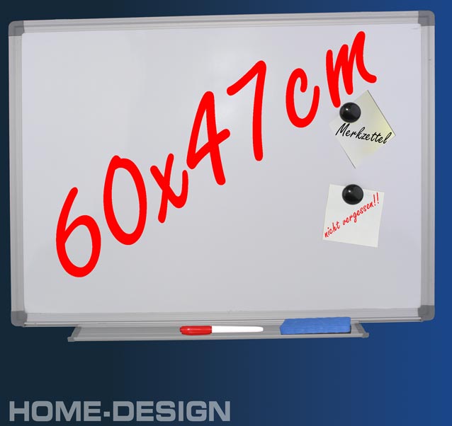 ALU 60x47cm Pinwand Memoboard Magnettafel Pinnwand 1043