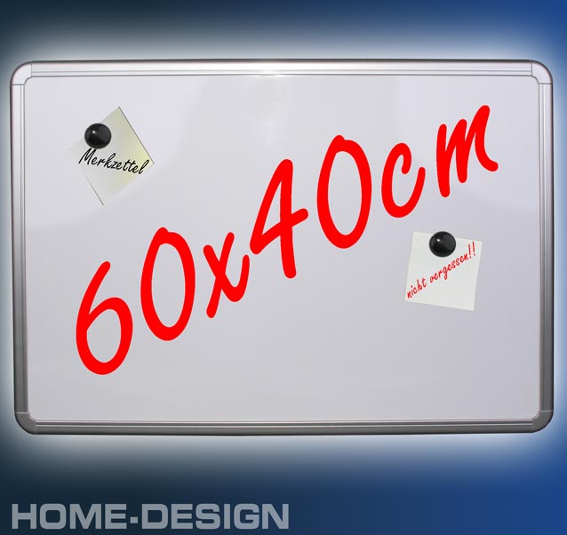60x40cm Pinwand Memoboard Magnettafel Pinnwand 1080