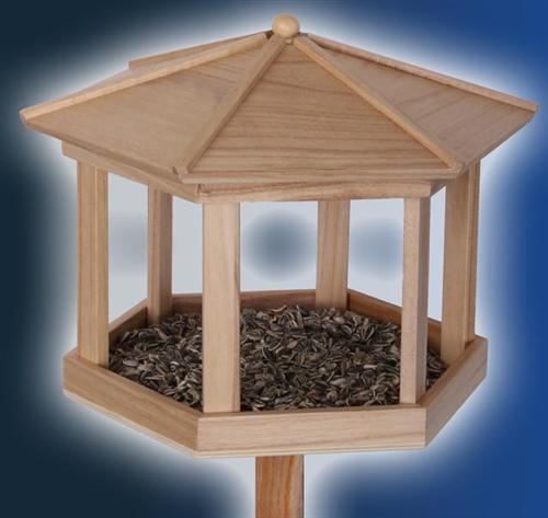 Vogelfutter Haus Vogelhaus mit Futterspender und Ständer 131cm 1