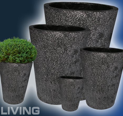 MAXI SET 5x Übertopf Blumentopf Pflanzen Kübel 1740