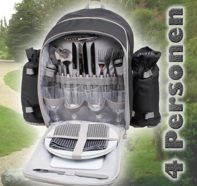 OnTour Picknick Rucksack 4-Personen Isolierfach 3004