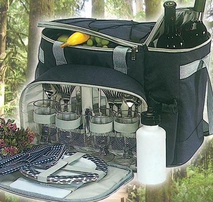 Picknick Kühltasche Kühlbox 4- Personen Isolierfach 3009