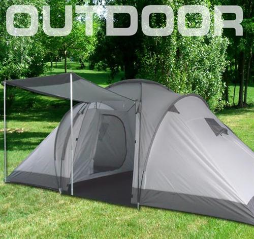 4 Personen Camping Schnellaufbau Zelt Vorzelt 3163