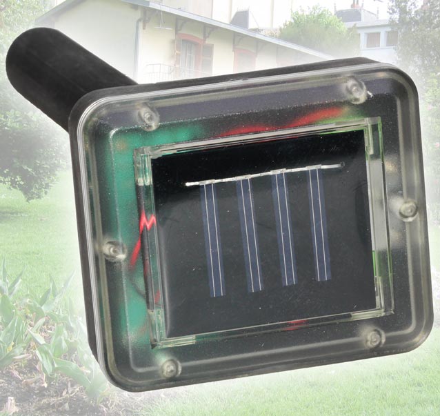 Garten Rasen SOLAR Maulwurf Wühlmaus Schreck Vertreiber