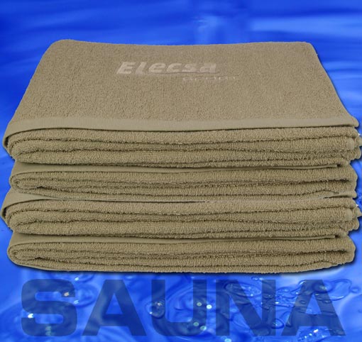 MAXI SAUNA Pool Badetuch beige Saunatuch 180x70cm 4100