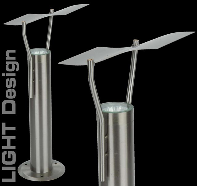 Stand Garten Lampe Außenleuchte EDELSTAHL 42284