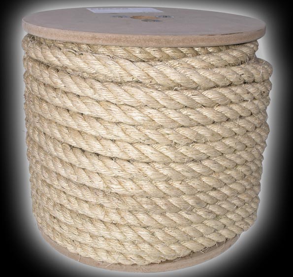 (1,20EUR/m) SISAL 50m 18mm Seil Leine Festmacher Tau 434