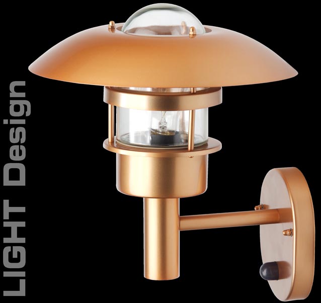 Garten Lampe Außenleuchte KUPFER 44397