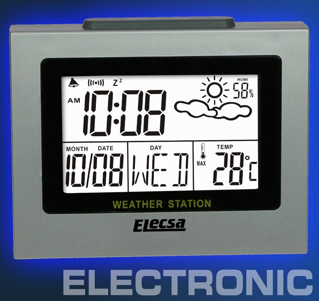 Wetterstation Wecker Luftfeuchte Thermometer W6840