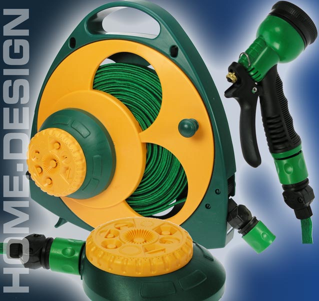 Gartenschlauch 15mtr Schlauch Sprinkler, Brause 8530