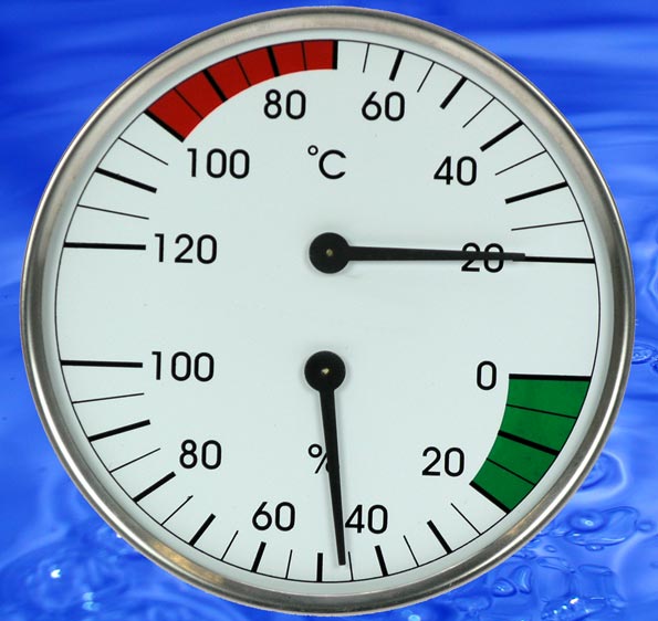 Sauna Thermometer Hygrometer 9010