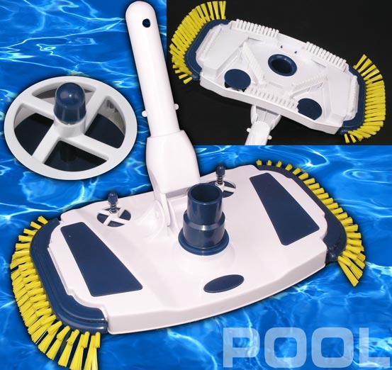 Pool Schwimmbad Teich Bodensauger Bodensaugbürste 9449