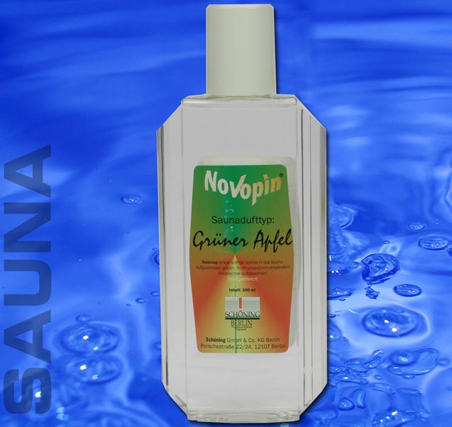 (26,63EUR/L) 1x300ml SAUNA Aufguß Konzent. Grüner Apfel