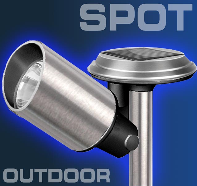 LED SPOT Solarlampe Gartenleuchte Gartenlampe 1280