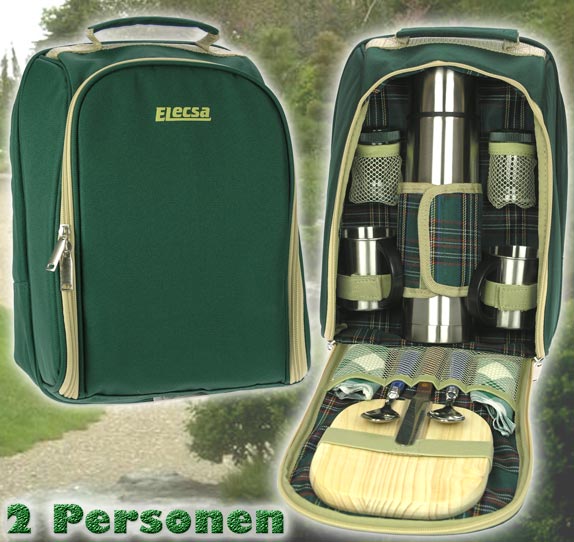2G Kaffee Picknick Rucksack Reise Tasche Thermoskanne 3013