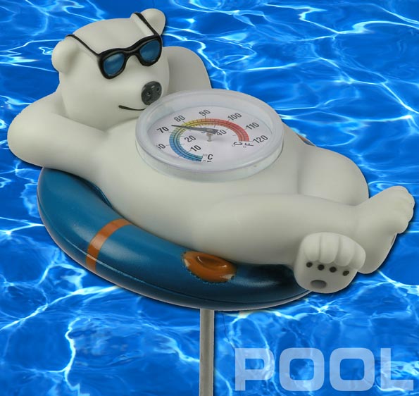 Eisbär Pool Schwimmbad Teich Thermometer Zubehör 3080