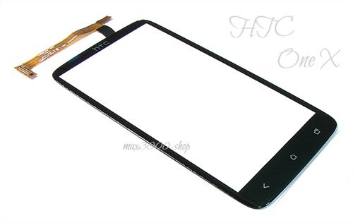 Original HTC One X G23 Touchscreen Displayglas schwarz