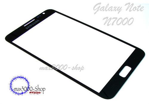 Original Samsung Galaxy Note N7000 Touchsreen Displayglas schwarz