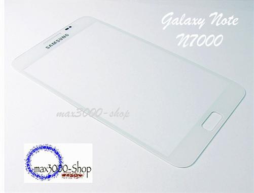 Original Samsung Galaxy Note N7000 Touchsreen Displayglas weiss