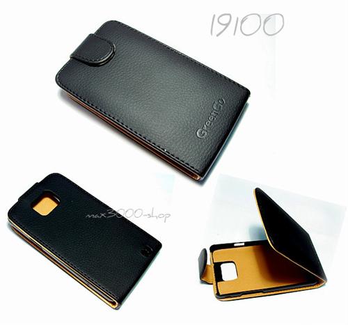 Flipcase Magnetverschluss f�r Samsung GT-I9100 SII schwarz-beige