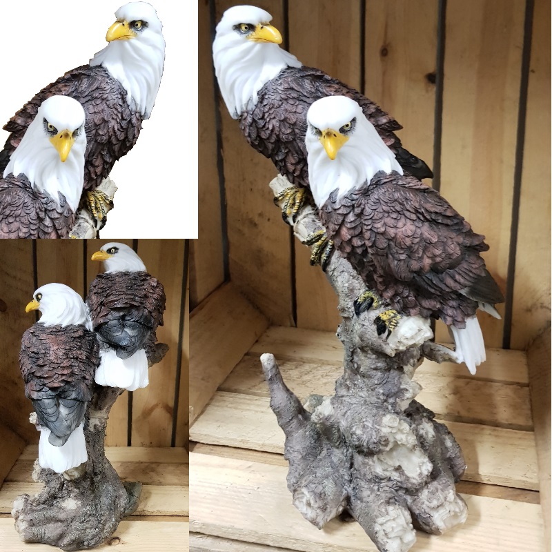 Gartenfigur Adler Greifvogel 5692 Weißkopf Seeadler 32cm Deko Figur