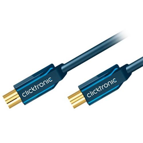 Clicktronic Casual Antennenkabel Koaxialkabel 1m