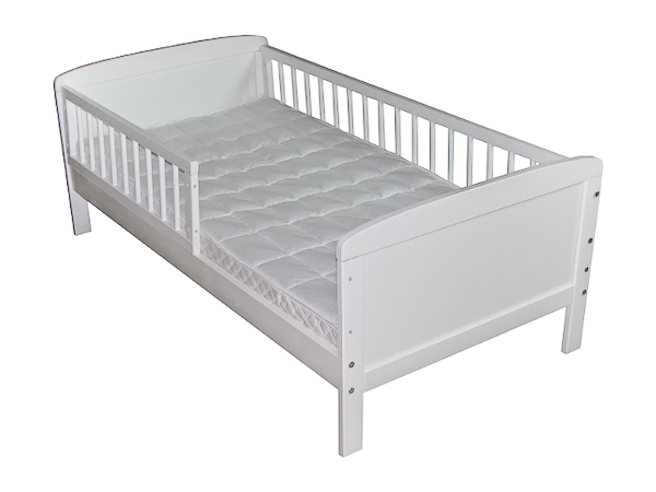 Kinderbett-Juniorbett-Massivholz-in-Weiss-140x70cm-NEU