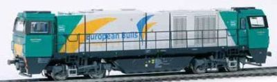 Mehano 2302 Diesellok Vossloh G 2000 European Bulls Digital + für 3 Leiter