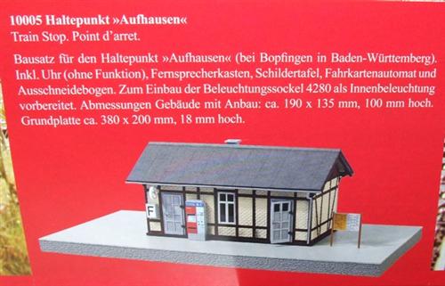 Busch Spur 0 10005 Bausatz Haltepunkt Aufhausen