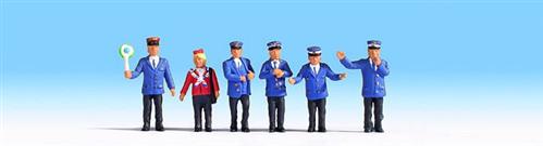 NOCH 15265 H0 Bahnbeamte Deutschland, 6 Figuren