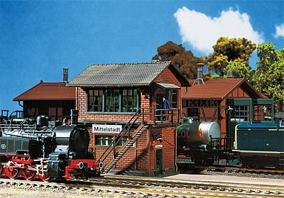 Faller 252161 Stellwerk Mittelstadt,Fertigmodell Spur N