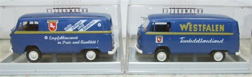 Brekina 33524 + 33525 VW Kasten T 2 Westfalen