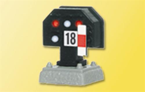 Viessmann HO 4018 Licht-Sperrsignal, nieder