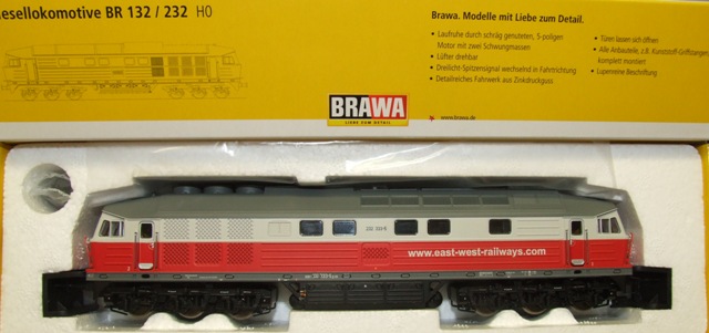 BRAWA 41059 Diesellok BR 232 East West Railways m Sound 3 Leiter