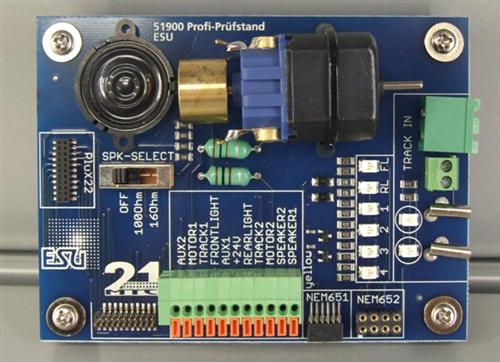 ESU 51900 Decoder Profi Prüfstand  mit PLUX 22