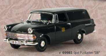 Brekina BING 69981 Spur 0 1:43 Opel P2 Kasten DB