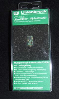Uhlenbrock Digital Decoder 73110 6-polig zum Stecken NEM 651