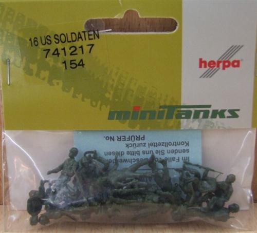 Herpa  741217 Minitanks 16 US Soldaten