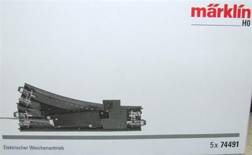 74491 Märklin 5 x Elektrischer Weichenantrieb C-Gleis