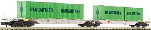 Fleischmann Spur N 825306 Container Doppeltragwagen AAE Hangartner