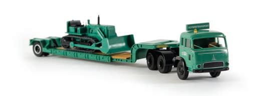 Brekina HO 83215 Magirus Saturn mit Raupe Schwarzbau