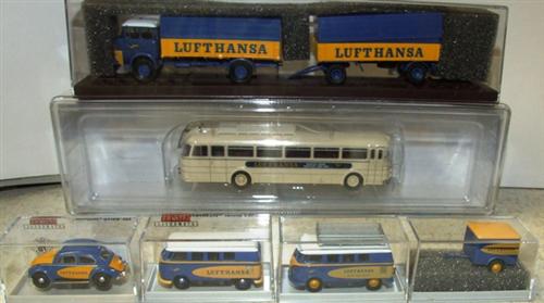 Brekina Lufthansa Fahrzeuge 6 tlg 1:87 H0 Krupp KMO 160