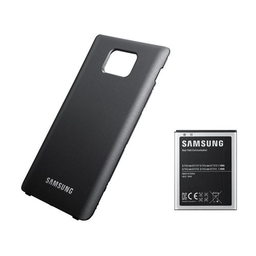 Samsung Galaxy S2 II i9100 Akku Batterie Set 2000 mAh EB-K1A2 schwarz