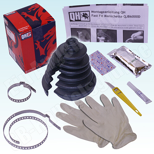 IIRC Universal Achsmanschette Mit Metallschellen - Faltenbalg Für Antriebswellen