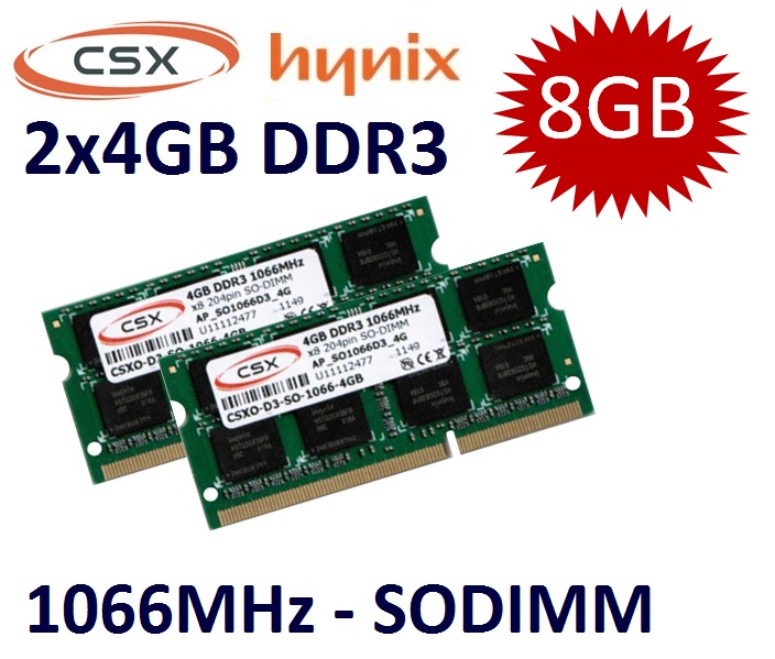 2x-4GB-8GB-DDR3-1066-Mhz-1067-MacBook-Pro-iMac-mac-mini
